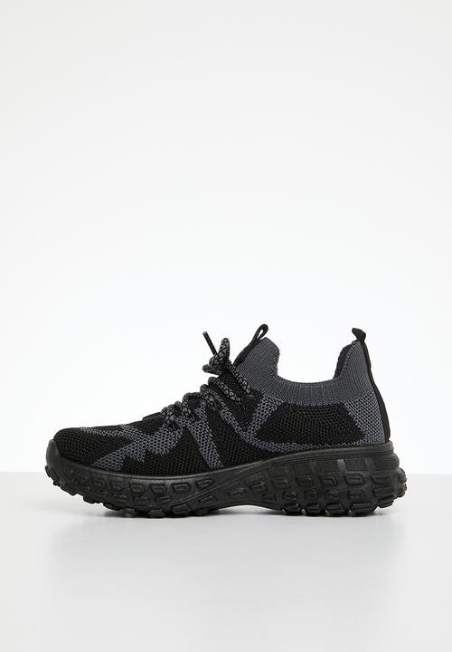 Pop Candy - Lace up sneakers - black