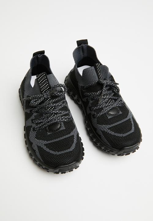 Pop Candy - Lace up sneakers - black