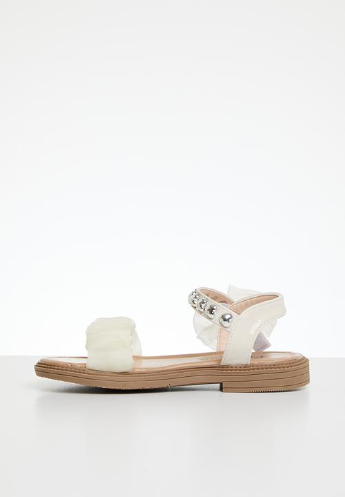 Pop Candy - Ankle strap sandal - white