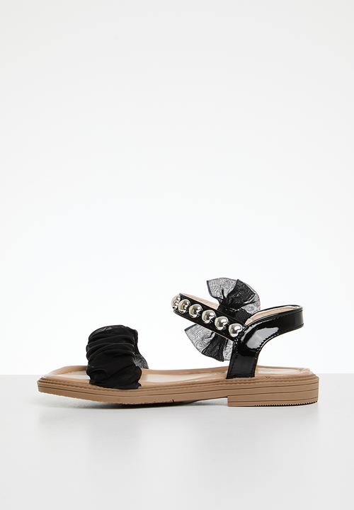 Pop Candy - Ankle strap sandal - black