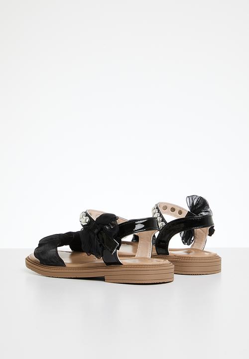 Pop Candy - Ankle strap sandal - black
