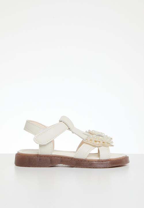 Pop Candy - Butterfly sandals - white