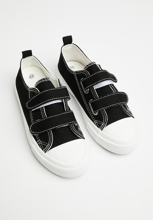 Pop Candy - Velcro strap sneakers - black