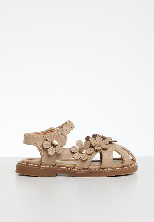 Pop Candy - Flower sandals - khaki