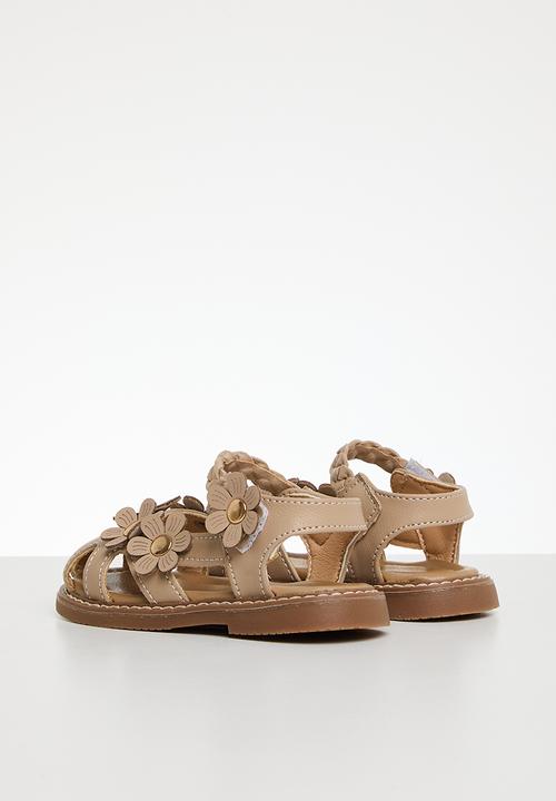 Pop Candy - Flower sandals - khaki