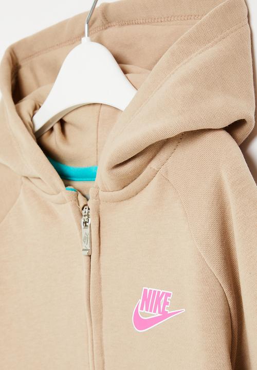 Nike - Nike notebook full-zip hoodie - hemp