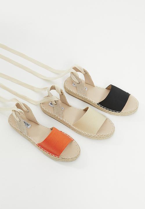 Madison® - Charlotte ankle tie espadrille - orange