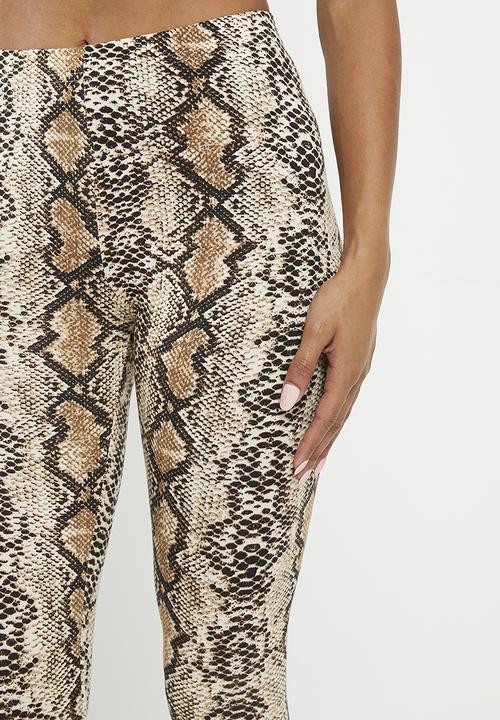 HAILYS - Animal print trousers - snake