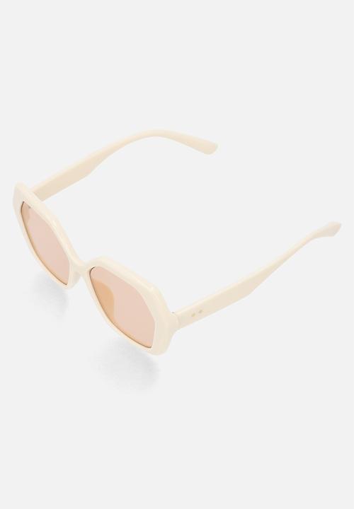 Superbalist - Parker oversized sunglasses - cream