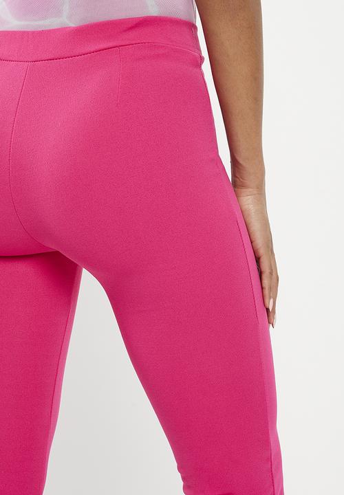 HAILYS - Flared leg trousers - pink