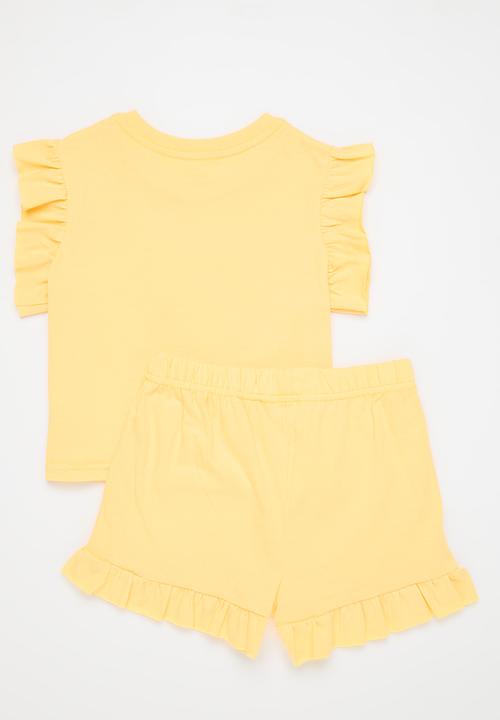 Pop Candy - Printed pj set - yellow