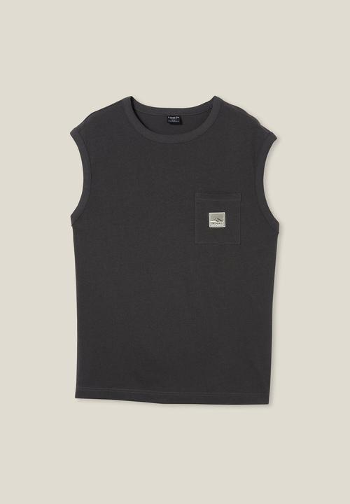 Cotton On - Western muscle - faded slate