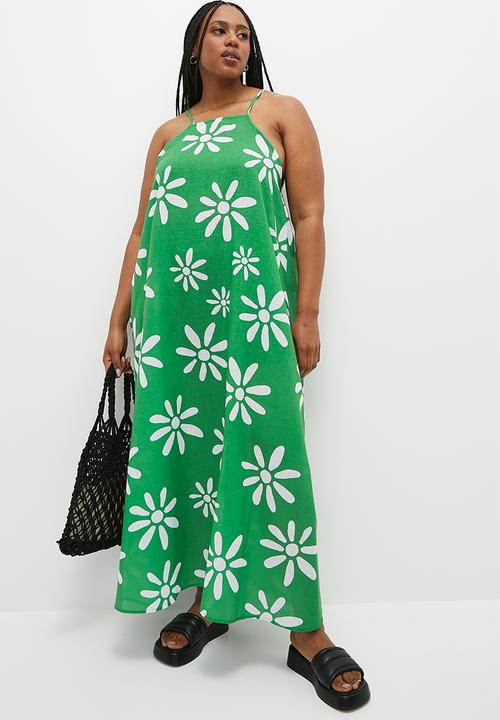 Superbalist - Strappy trapeze maxi dress - floral