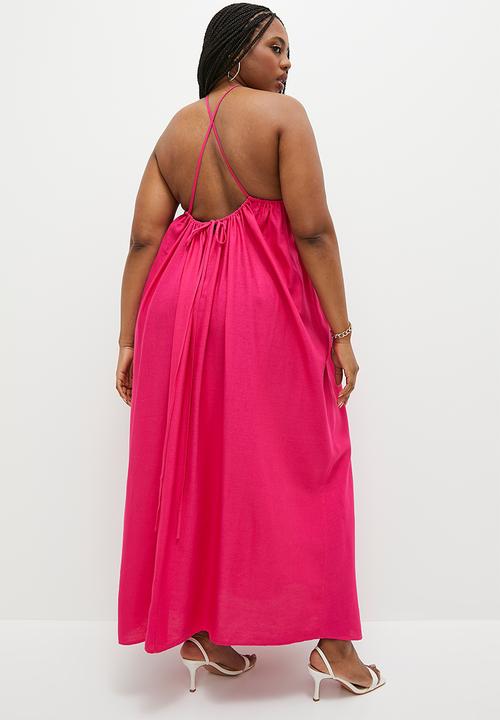 Superbalist - Strappy trapeze maxi dress - plain