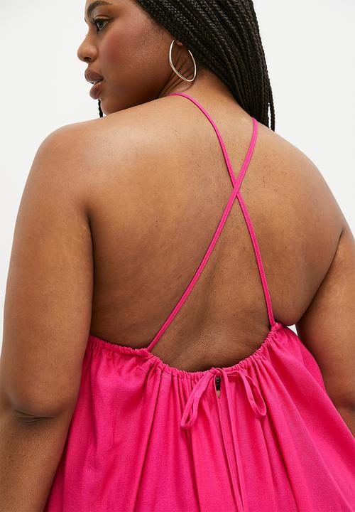 Superbalist - Strappy trapeze maxi dress - plain