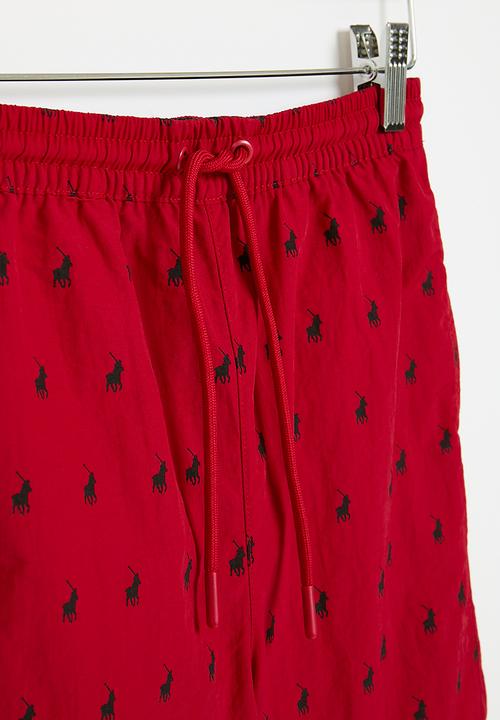 POLO - Boys bradley monogram short - red
