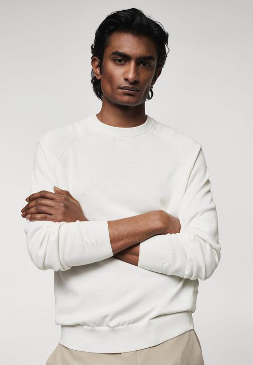 MANGO - Sweater ten - offwhite