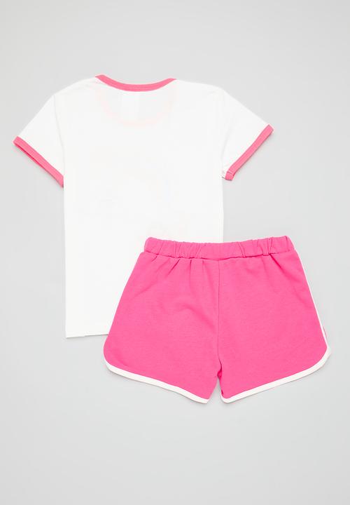 Pop Candy -  Shorts & tee set - pink