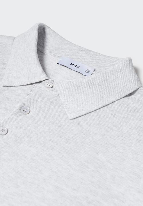 MANGO - Polo shirt tens - ice white