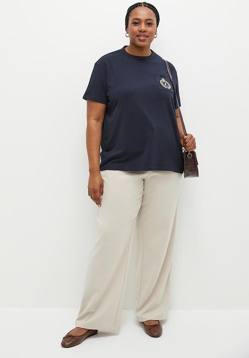 POLO - Plus taylor crested tee - navy