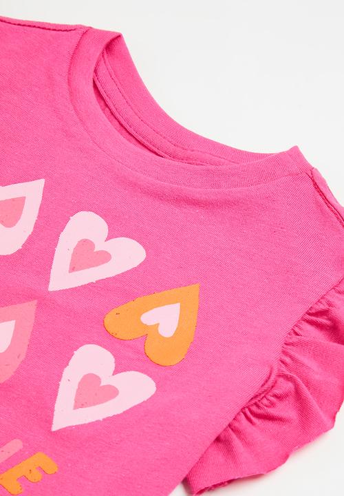 Pop Candy - Printed pj set - cerise