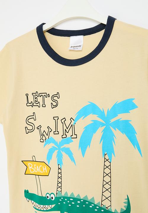 Pop Candy - Printed tee - ecru