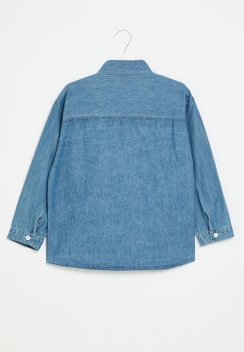 Pop Candy - Denim shirt - blue