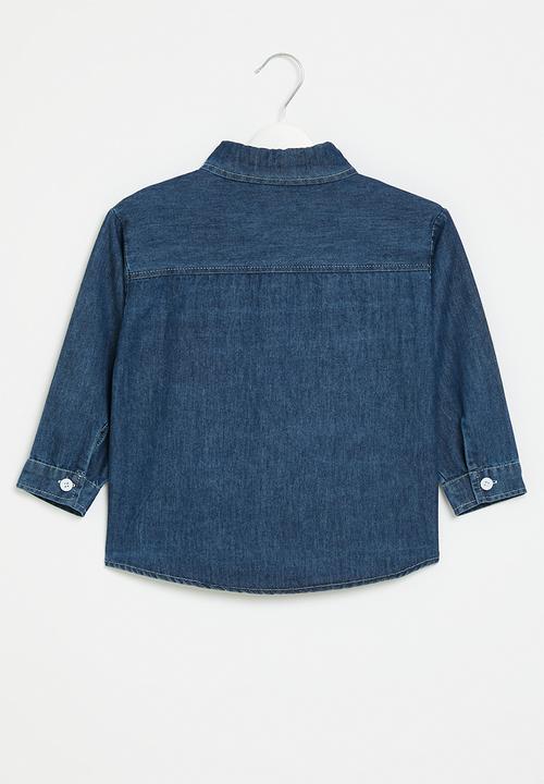 Pop Candy - Denim shirt - blue