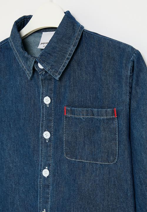 Pop Candy - Denim shirt - blue