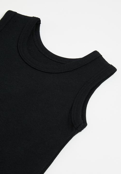 Little Lumps - Sleeveless romper - black
