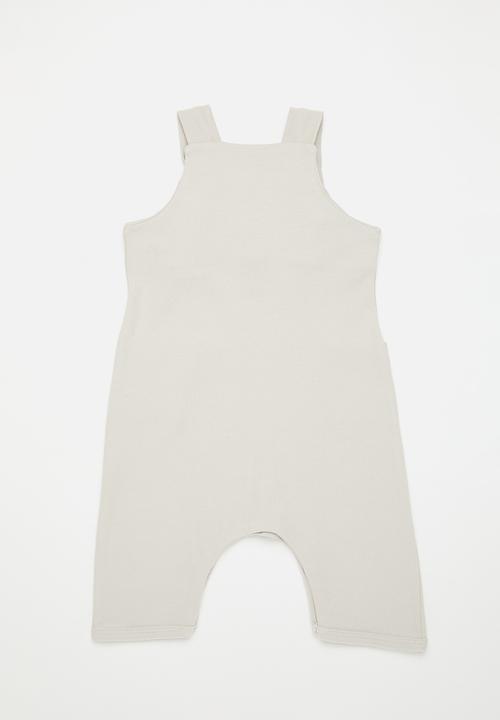 Little Lumps - Knotty dungarees - stone