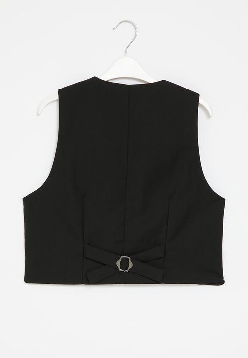 Pop Candy - Waistcoat - black