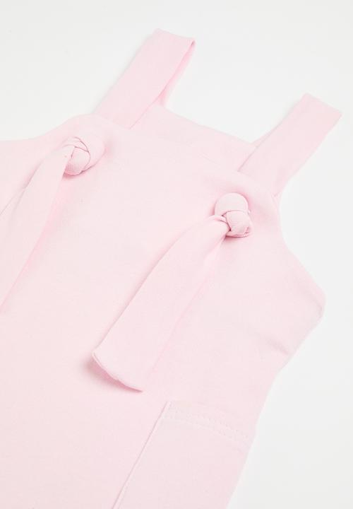 Little Lumps - Knotty dungarees - pink