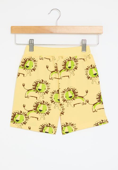 Pop Candy - Printed shorts - yellow