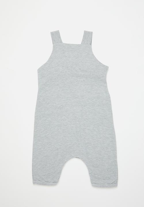 Little Lumps - Knotty dungarees - grey