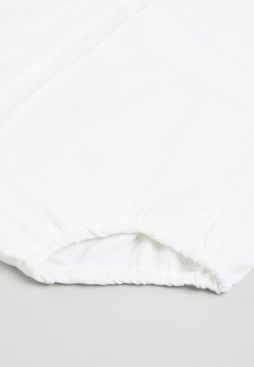 Pop Candy - Pinafore romper - white