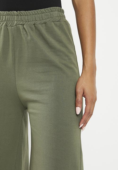 Zabaione - Wide leg trousers - khaki