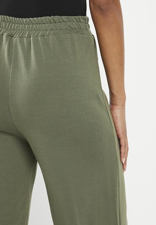 Zabaione - Wide leg trousers - khaki