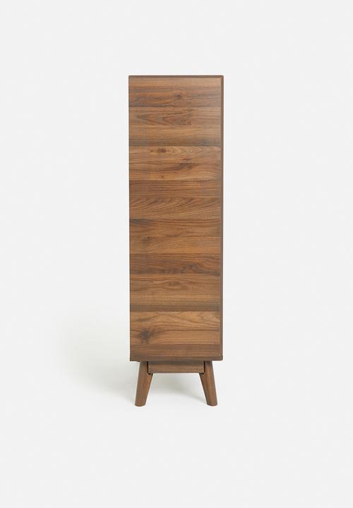 Sixth Floor - Slatted side board - brown