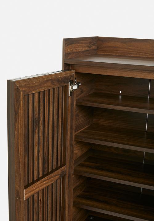 Sixth Floor - Slatted side board - brown