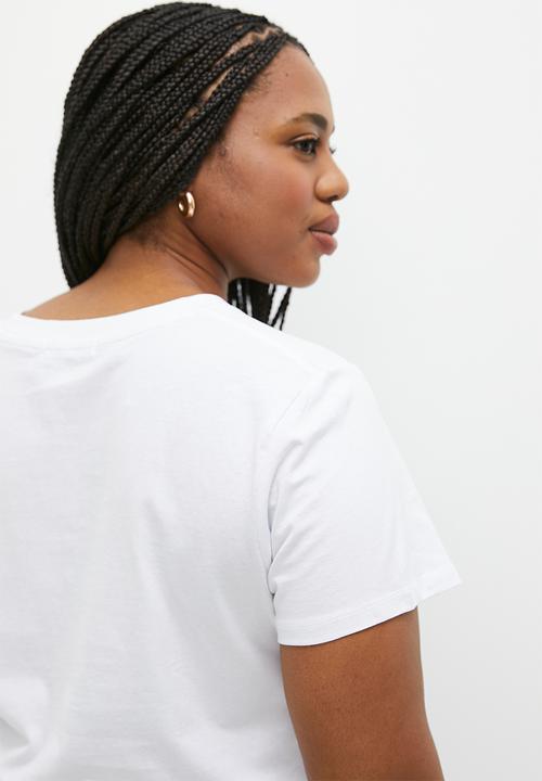 Cotton On - Plus the baby tee - white