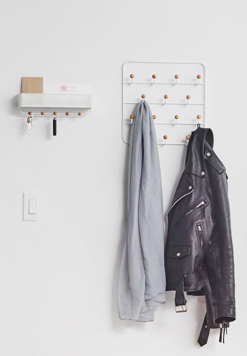Umbra - Umbra estique multi organizer - white & natural