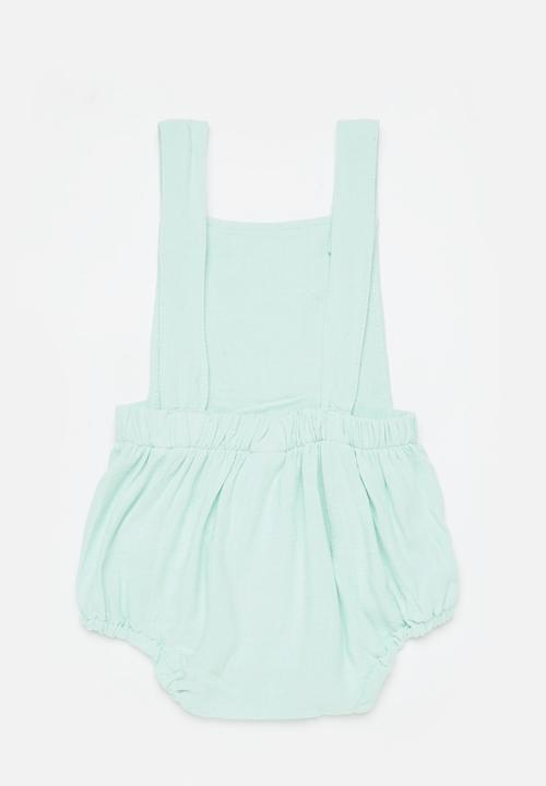 Pop Candy - Pinafore romper - aqua