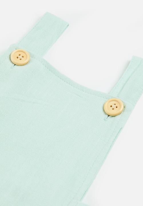 Pop Candy - Pinafore romper - aqua