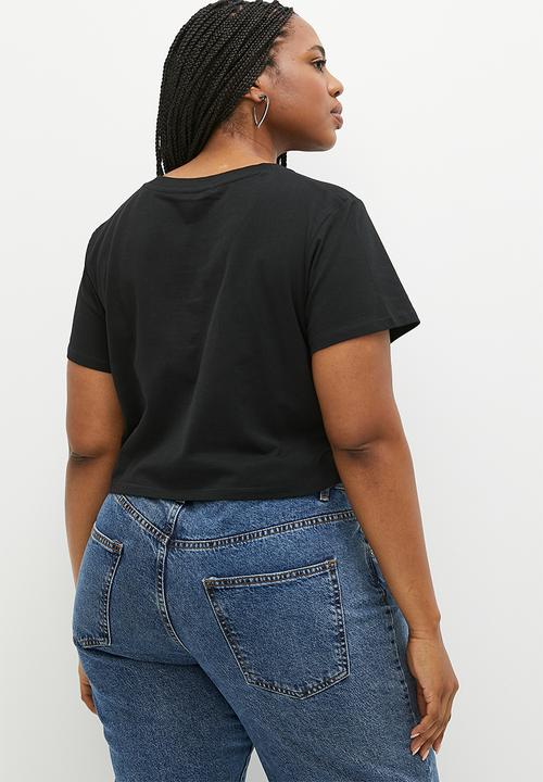 Cotton On - Plus the baby tee - black