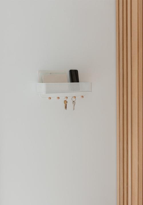Umbra - Umbra estique organizer - white & natural