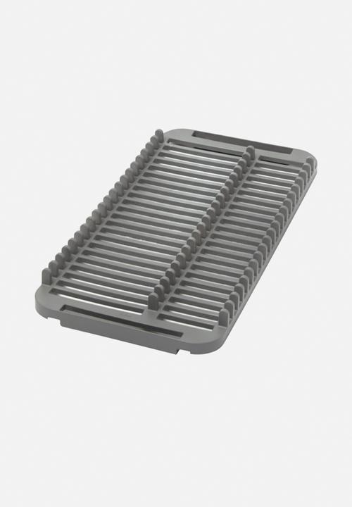 Umbra - Umbra UDry dish rack with drying mat - charcoal