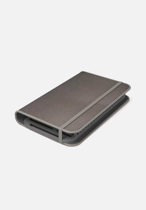 Umbra - Umbra UDry dish rack with drying mat - charcoal