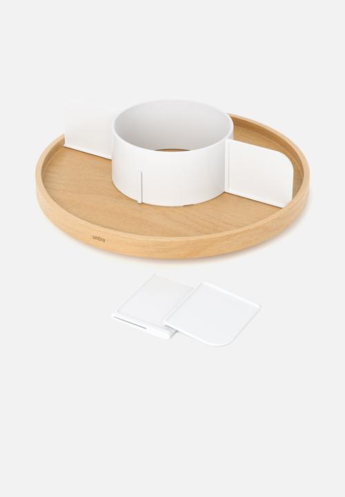 Umbra - Bellwood lazy susan divider - white & natural
