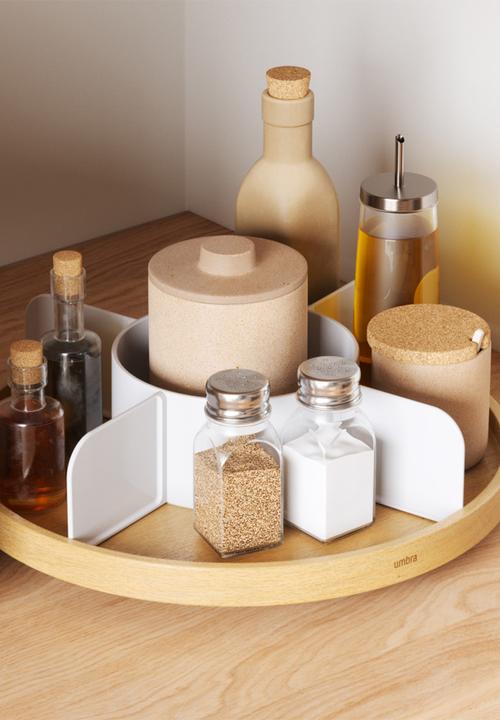 Umbra - Bellwood lazy susan divider - white & natural